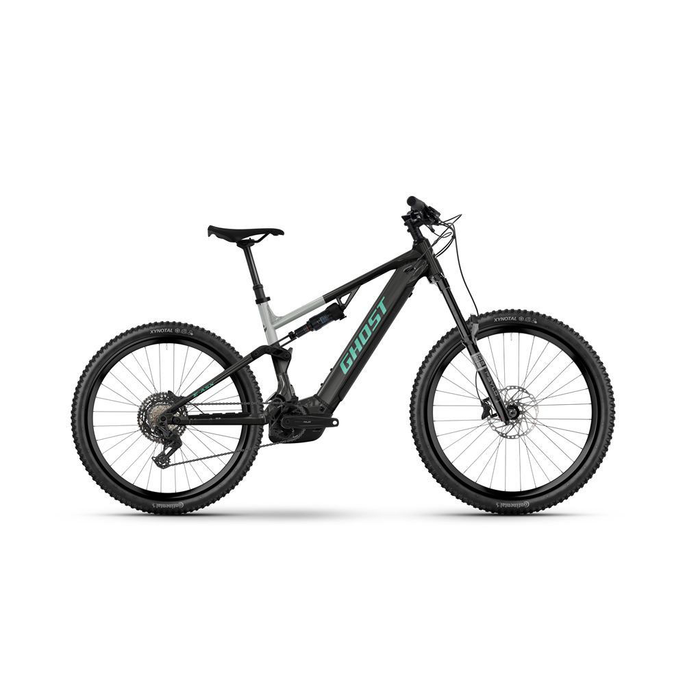 BICICLETA GHOST E-ASX UNIVERSAL HIGH BLK/GRY/GRN