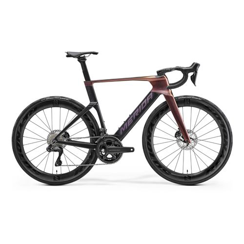 BICICLETA MERIDA REACTO 8000 M RAINBOW PURPLE/BLACK